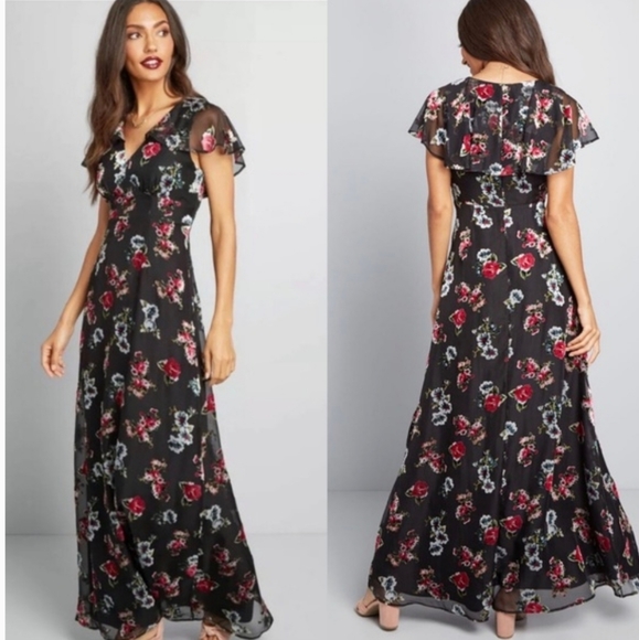Modcloth Dresses & Skirts - ModCloth x Anna Sui Authentically Chic Maxi Floral